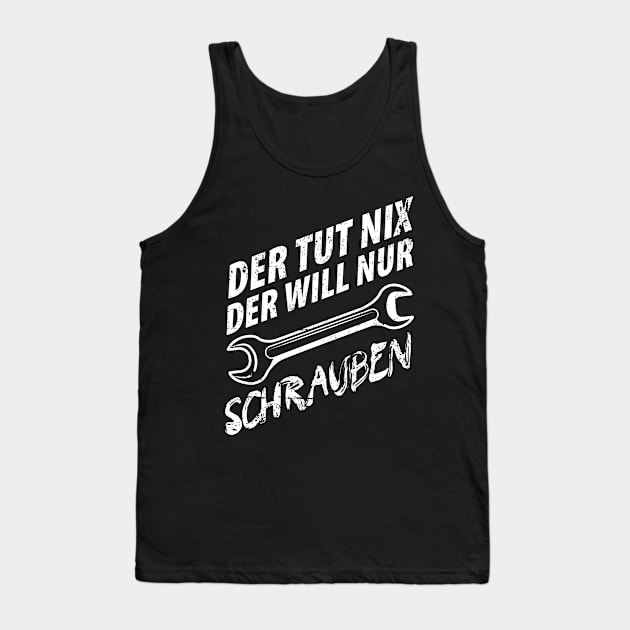 Tuning sports cars Mechanics Tank Top by Johnny_Sk3tch